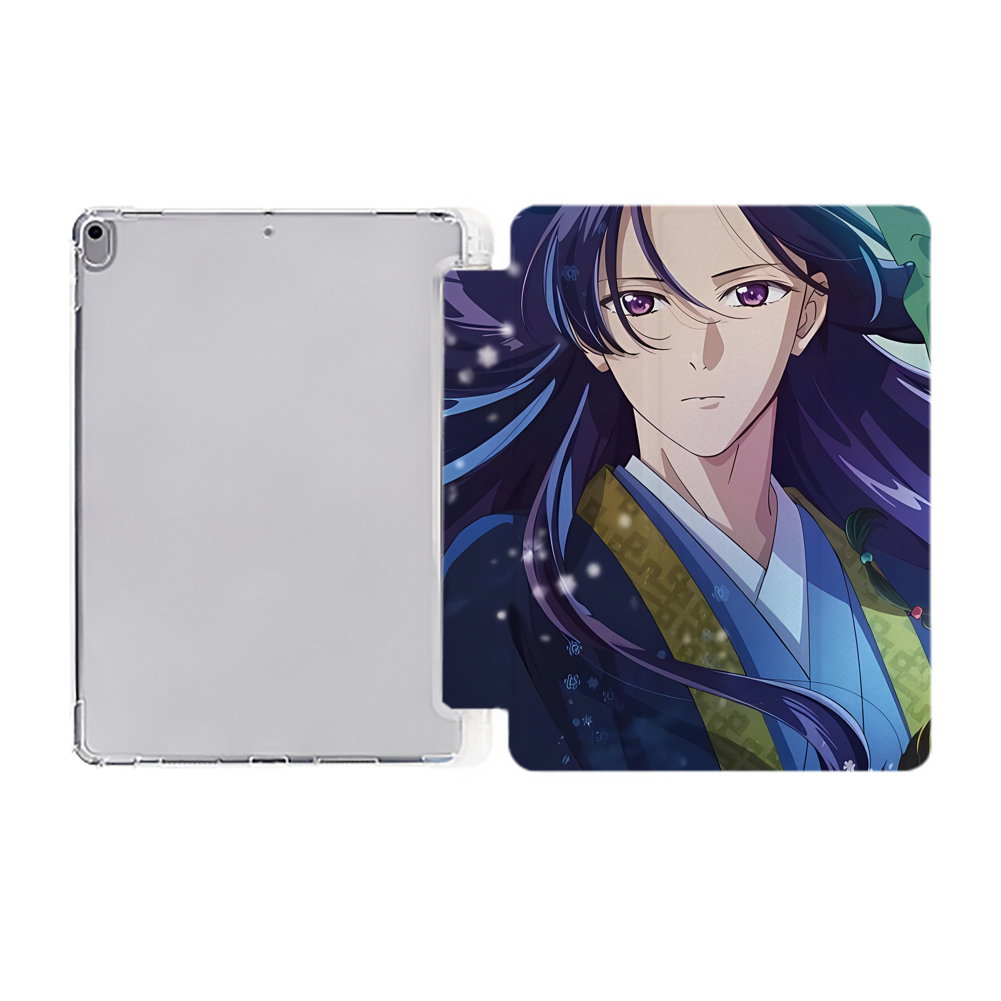 （画像用） 薬屋のひとりごと The Apothecary Diaries IPad ケース ペン収納付き 三つ折りスタンド PUレザー×シリコン 対応機種9.5/10.5/10.9インチ